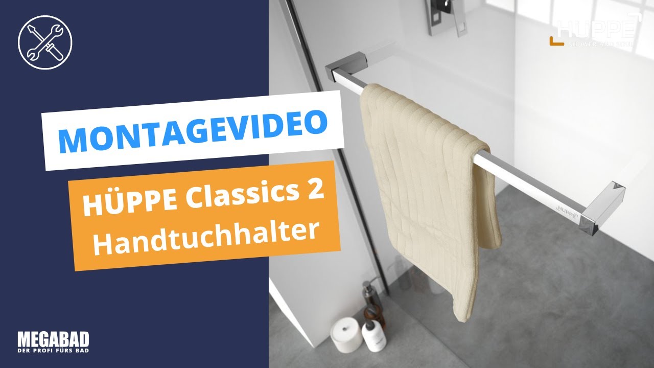 HÜPPE Classics 2: Montage des Handtuchhalters