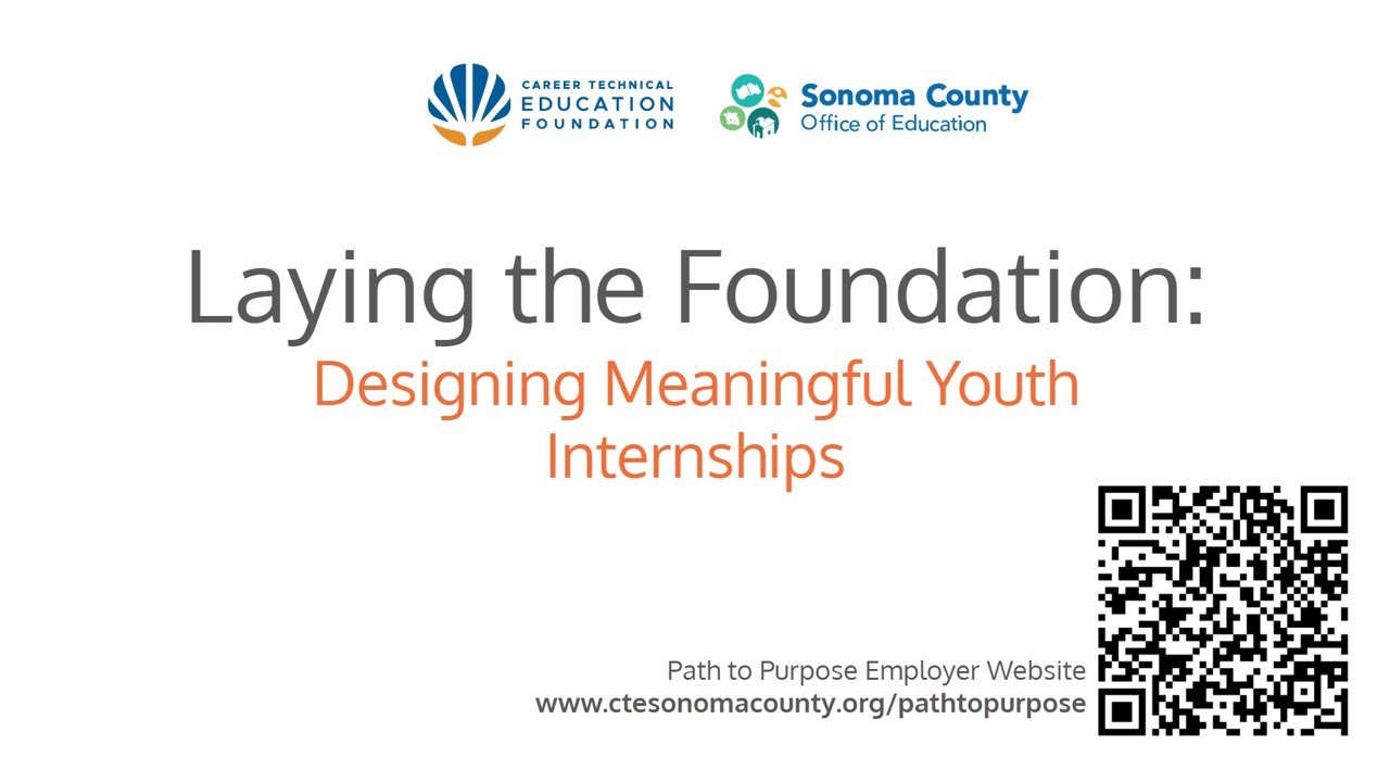 Laying the Foundation: Designing Meaningful Youth Internships