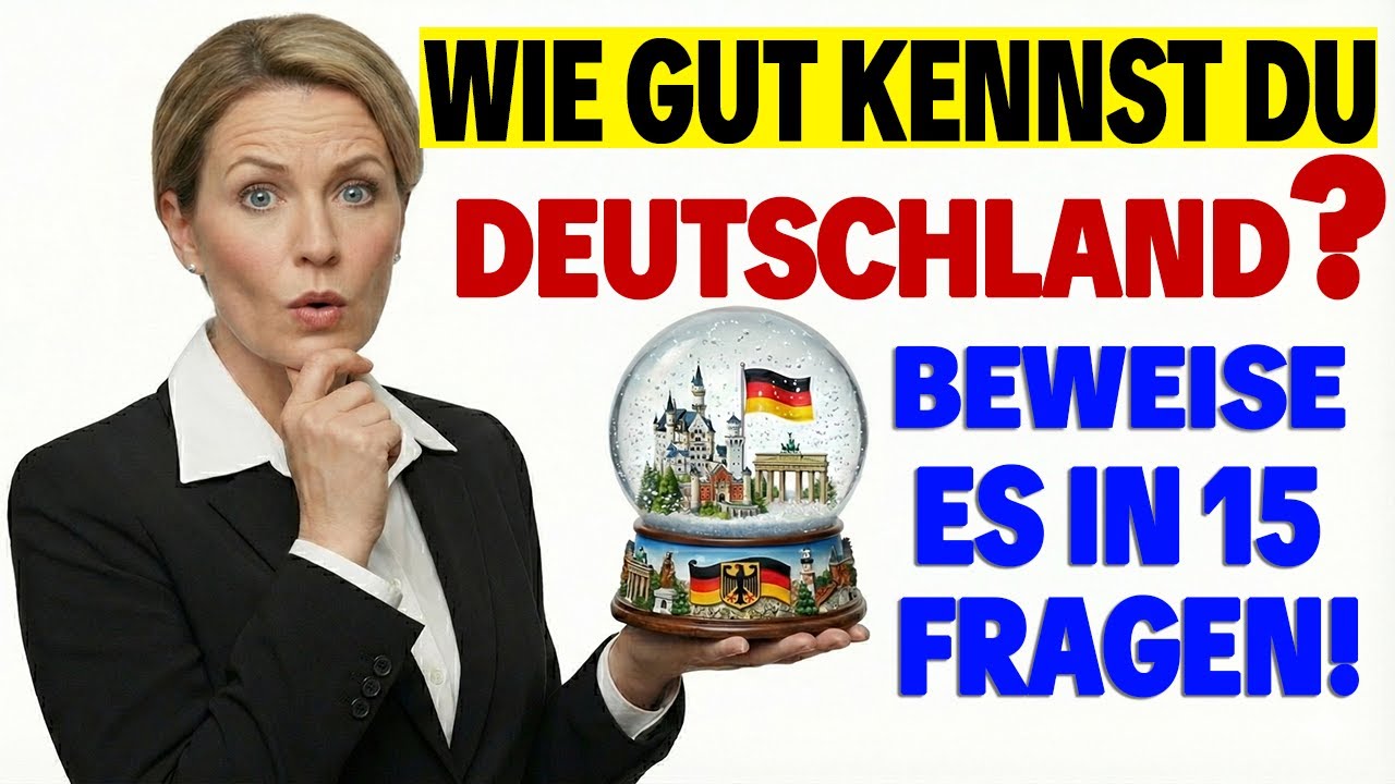 Wie gut kennst du Deutschland? Beweise es in 15 Fragen!