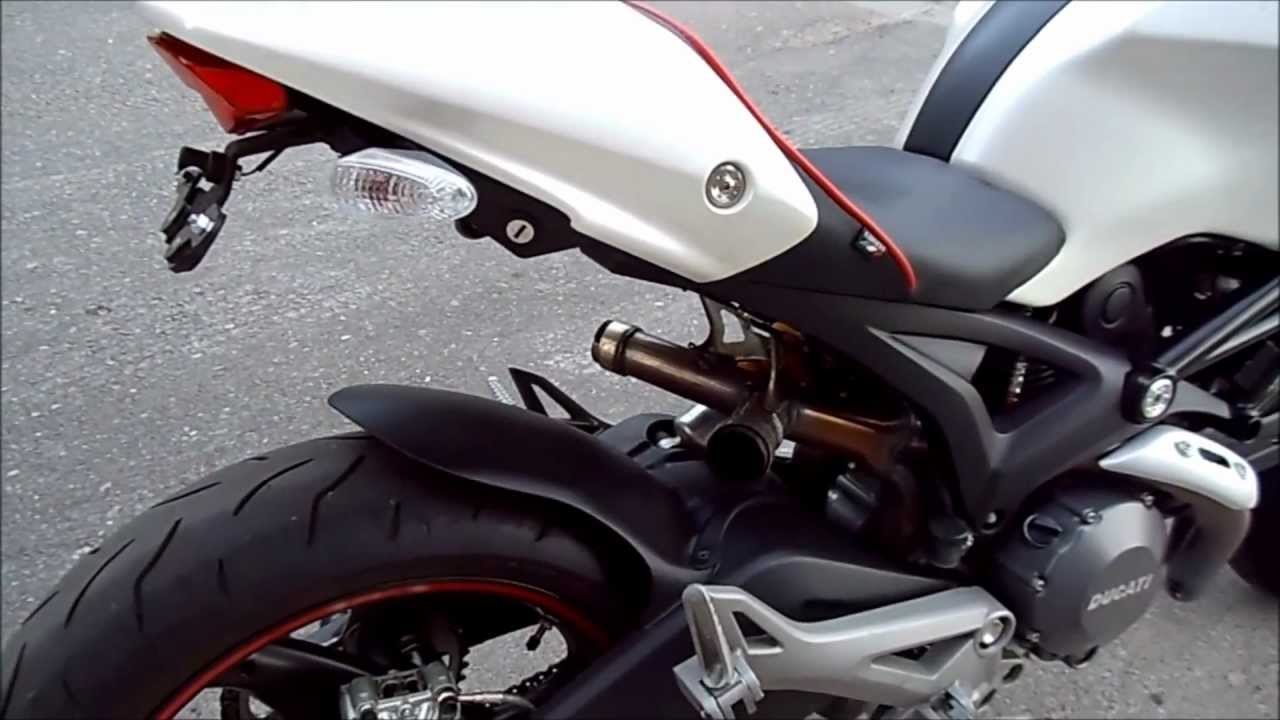 Leo Vince SBK Slip-On (No Baffle) on Ducati Monster 696