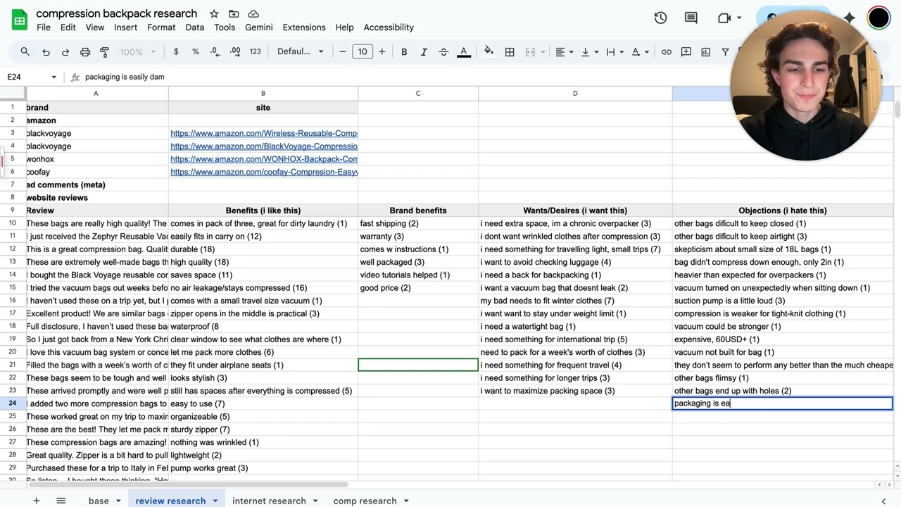 how to do deep research: review mining
