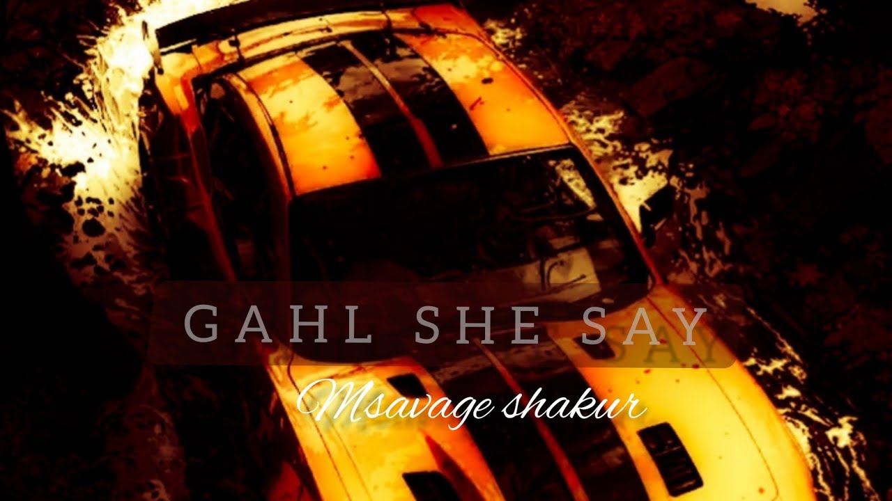 MSAVAGE SHAKUR - GAHL SHE SAY | VISUALIZER AUDIO (fast and furious riddim)