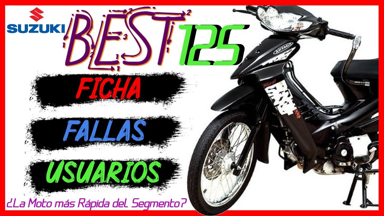 Suzuki Best 125 ☑️| Ficha | Fallas 😡 | Usuarios | 🚀La moto más potente del segmento❓