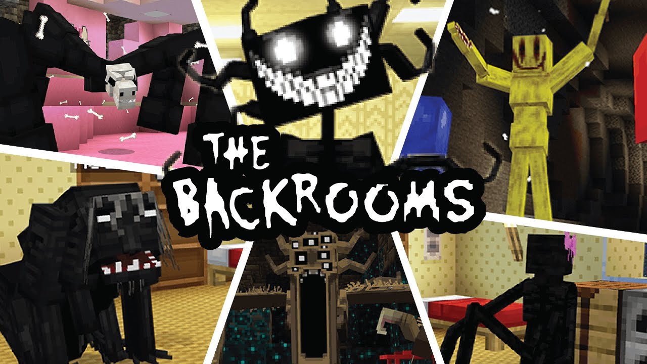 The Backrooms Add-On  - Full Showcase | Minecraft Bedrock Add-On