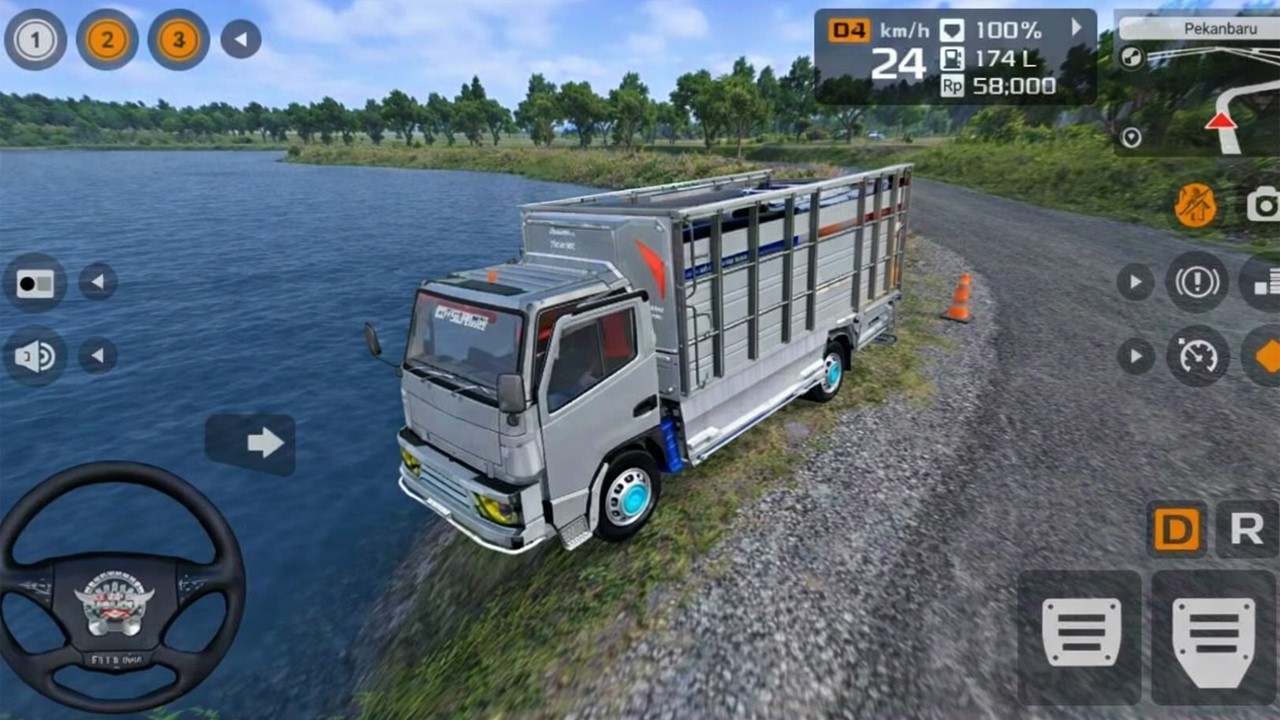 Mini Truck Game | Bus Simulator Indonesia Gameplay | Realistic Cargo & Bus Driving Android