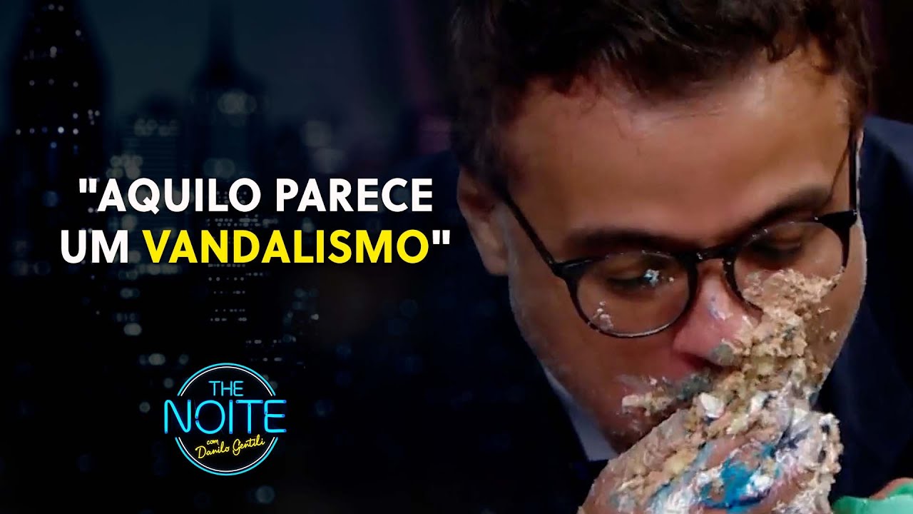 Elenco ATACA bolo de aniversário gigante e ACABA com aula de etiqueta | The Noite (09/07/24)