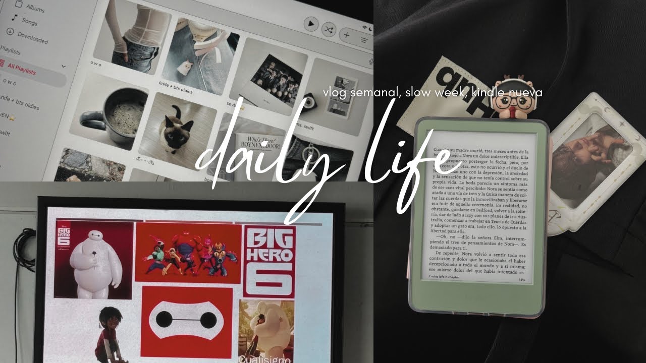 daily life ⭐️ vlog semanal kindle nueva slow week