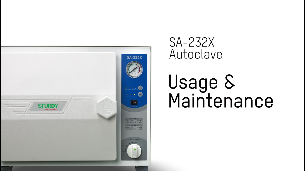 STURDY｜SA-232X  Maintenance | Best Value Autoclave