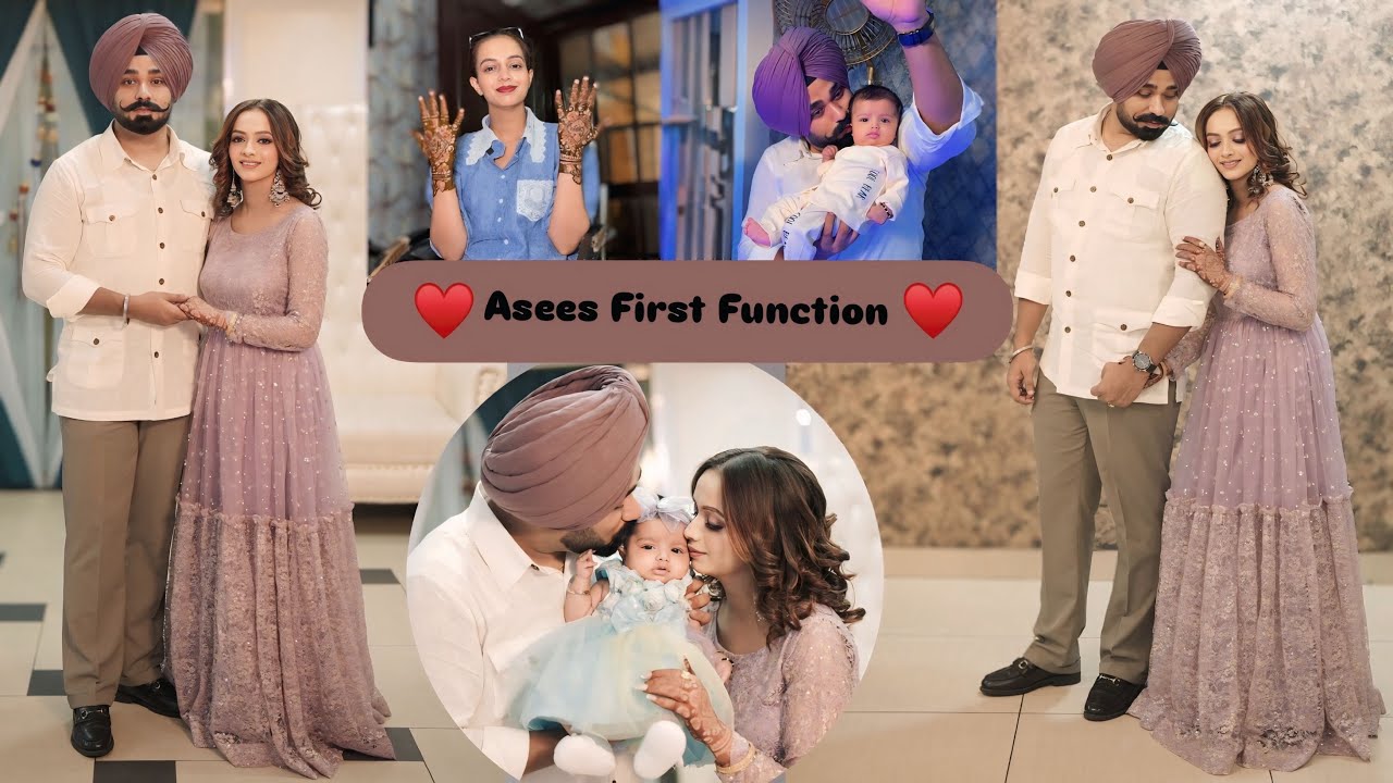 ਅਸੀਸ 👶🏻 ਦਾ ਨਾਨਕਿਆ ਵਿੱਚ ਪਹਿਲਾ Function , ਬਗੈਰ ਬਿਜਲੀ ਤੋ ਹੋਏ ਤਿਆਰ &hearts;️Mr Mrs Hunjan&hearts;️