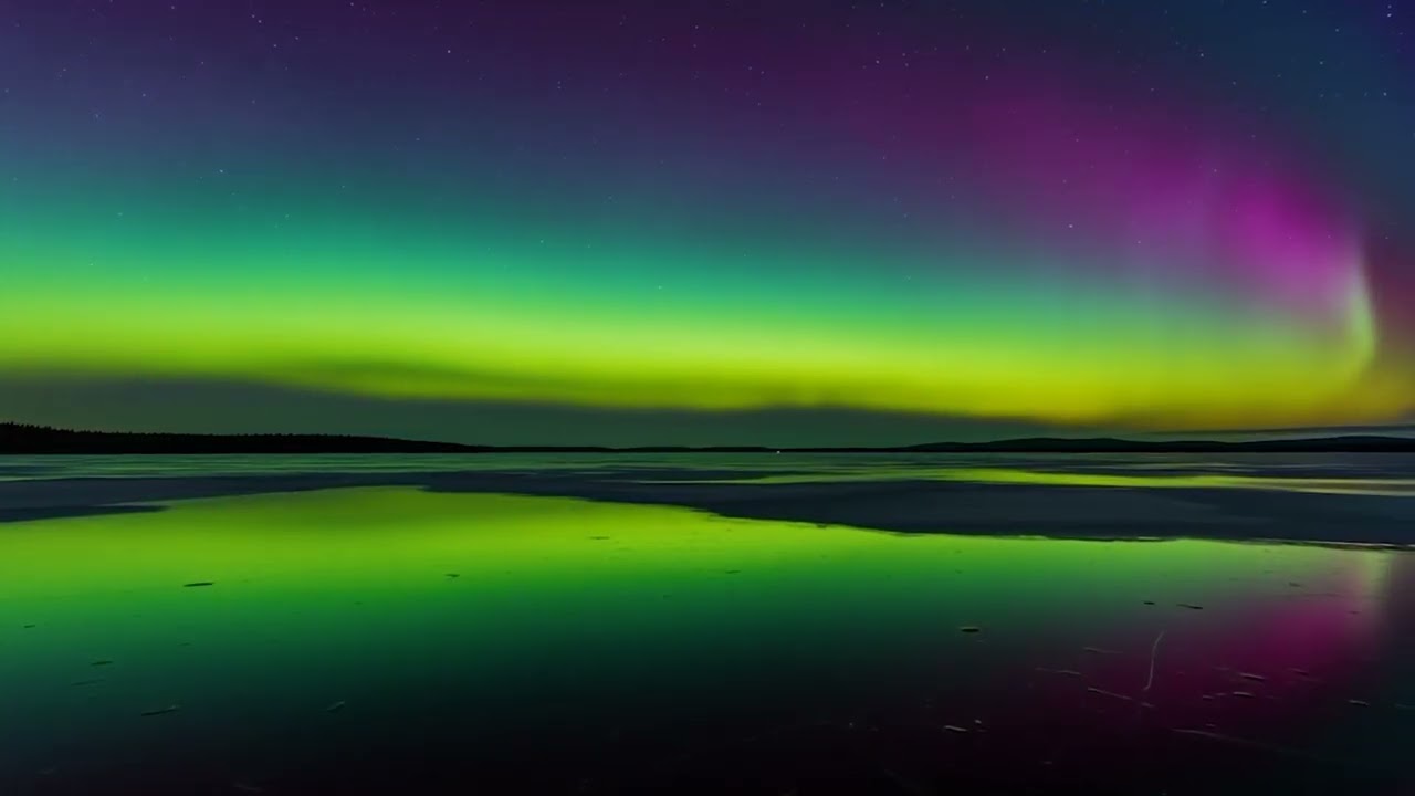 Aurora Sleep Music All Night 🌙 Insomnia Relief