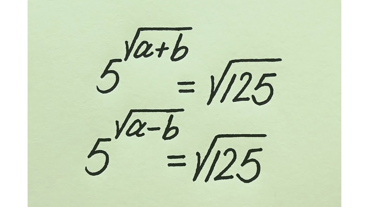 France | Can you solve this? | Find Value of (a,b)=? | Algebra Simplification | Olympiad 