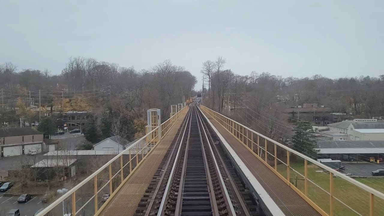 4K/60p: LIRR M3 Front Window Port Washington to Penn Station