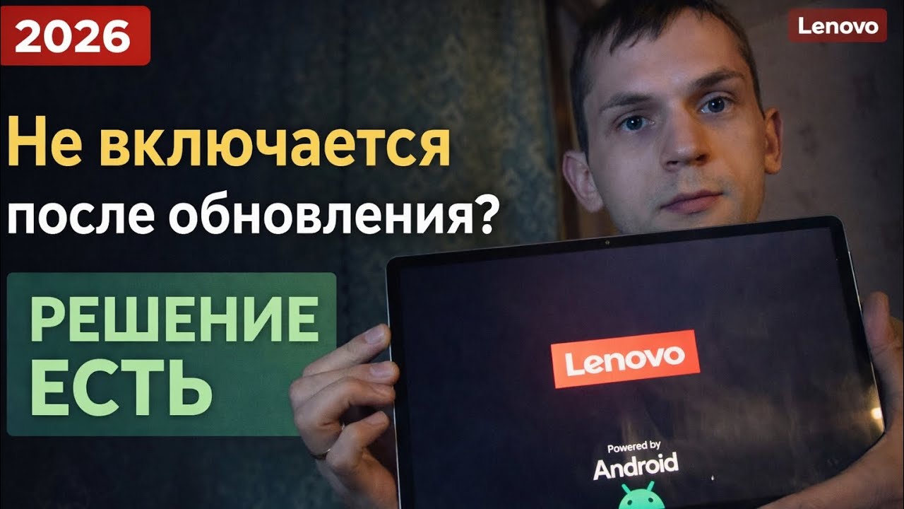 Lenovo Xiaoxin Pad не включается после обновления ? 