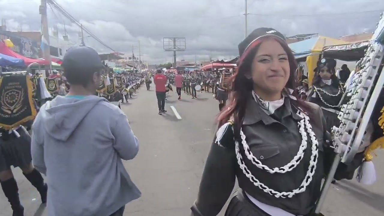 UE Carlos Cisneros 2024 21 de abril, fiestas de Riobamba