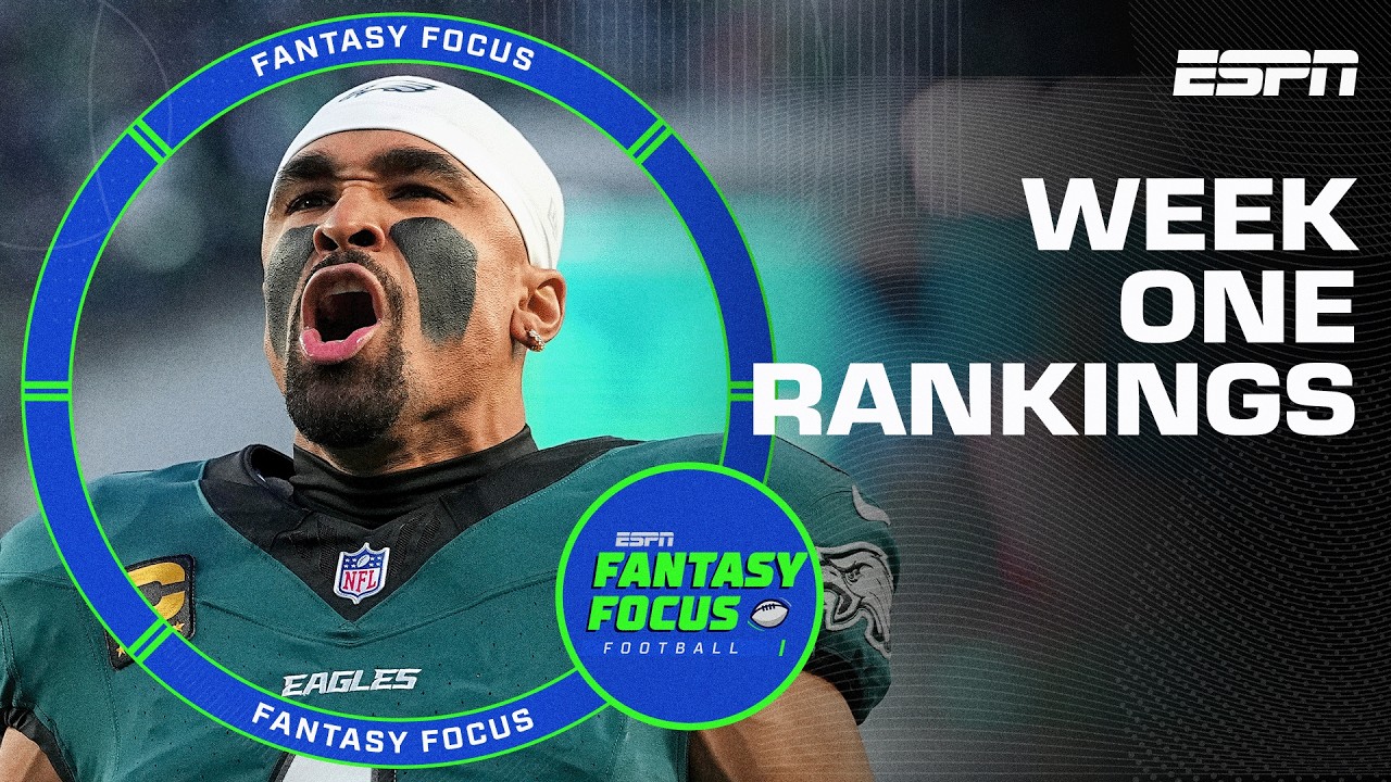 Week 1 Fantasy Football LOCKS: The Players We're Starting Everywhere 🔒 | Fantasy Focus