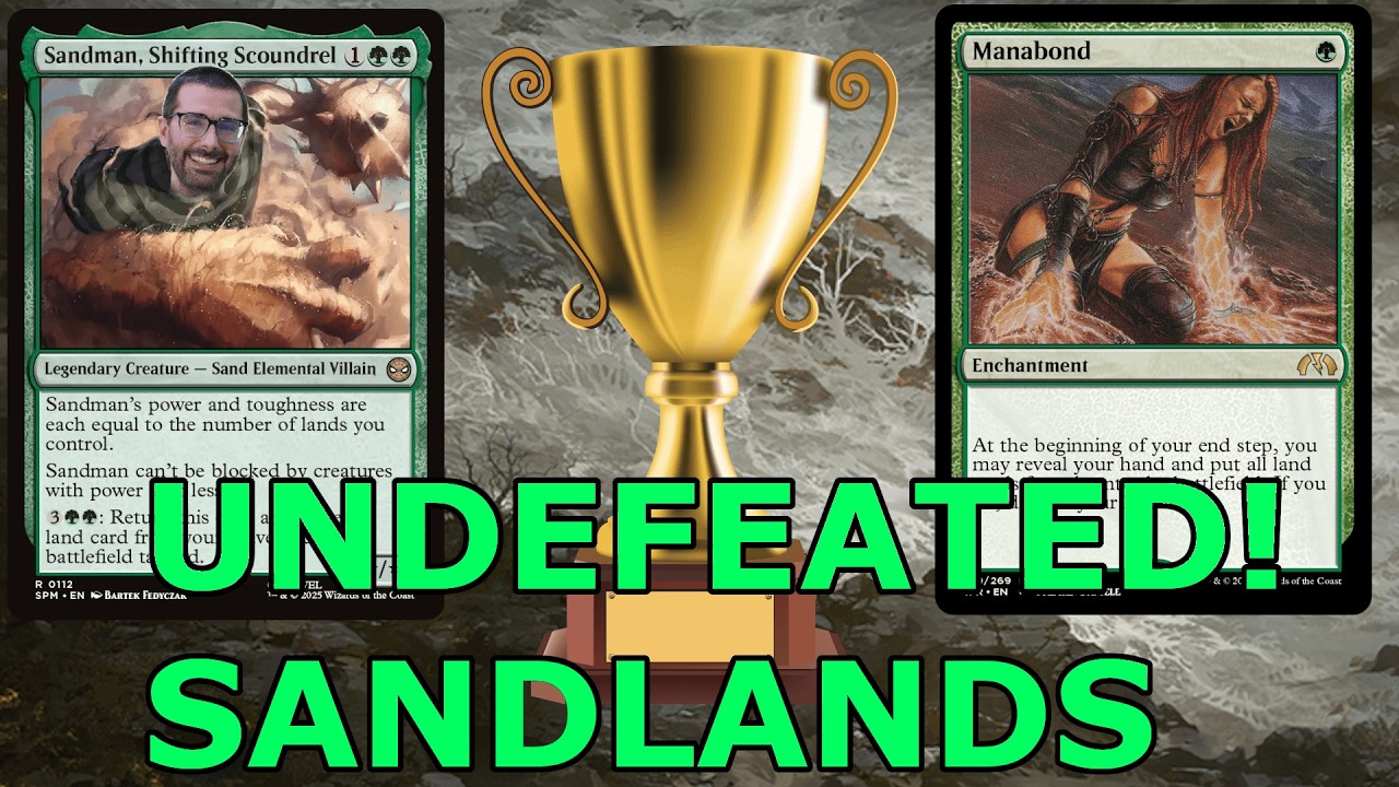 THIS DECK IS UNSTOPPABLE!  UNDEFEATED / 5-0 with Legacy Sandlands MTG