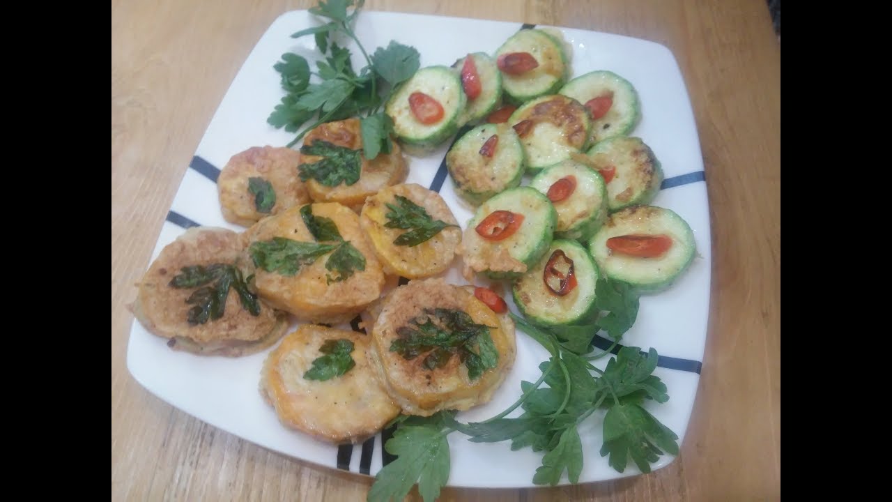 الكوسه والبطاطا بطريقه سيعشقها الجميع  من المطبخ الكورى Korean  veges pancake