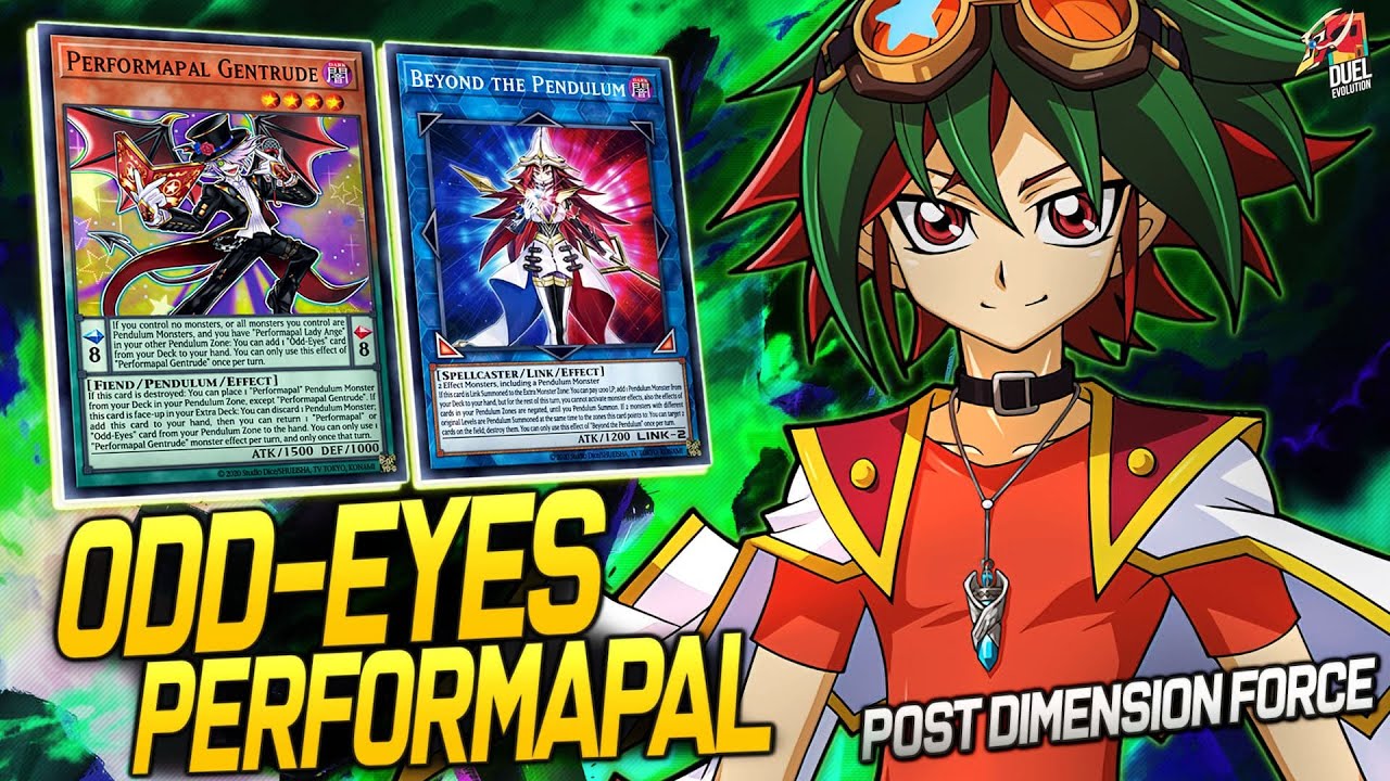 Deck Odd-Eyes Performapal Magician Post Dimension Force + Combos