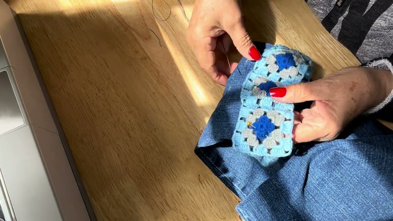 Como decorar un jean con crochet