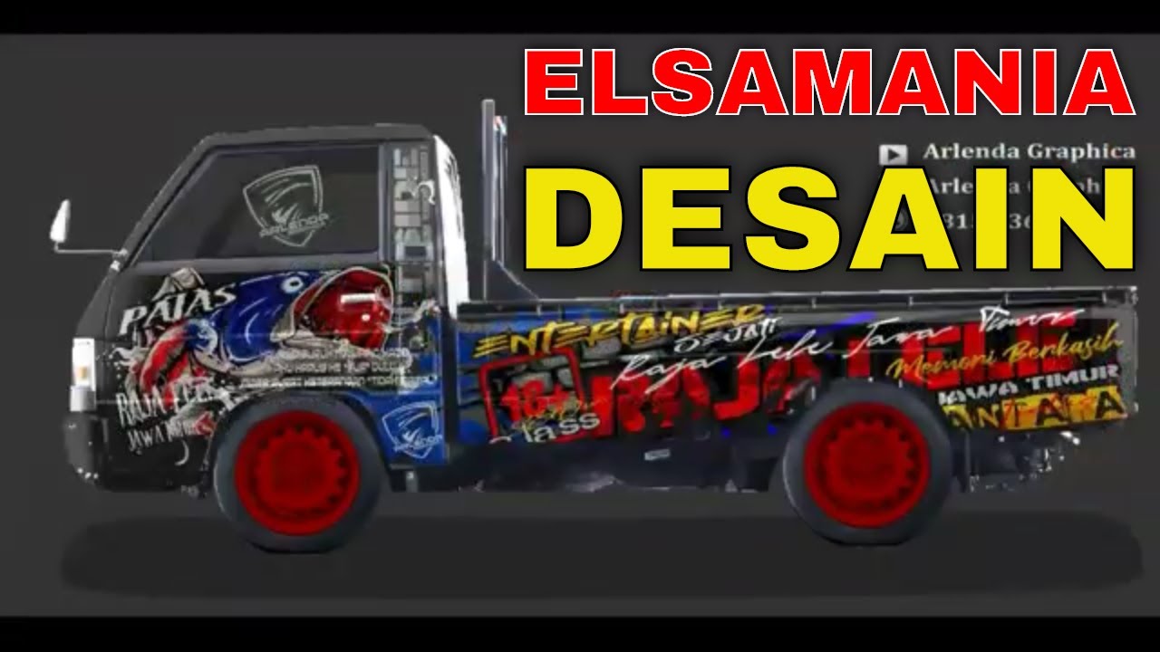 STIKER MOBIL PICK UP | CUTTING STICKER MOBIL L300