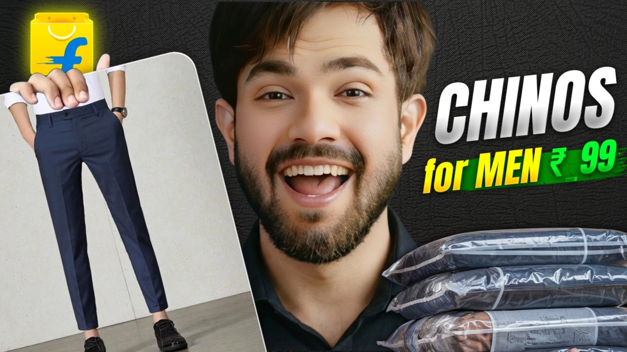 Top 4 Chinos For Men on Flipkart | Red Tape, Wrogn & Indian Garage (Review)
