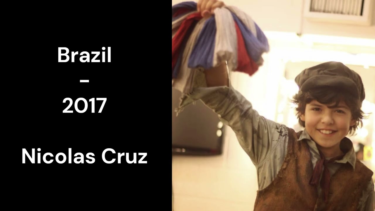 Nicolas Cruz as Gavroche - Brazil - 2017