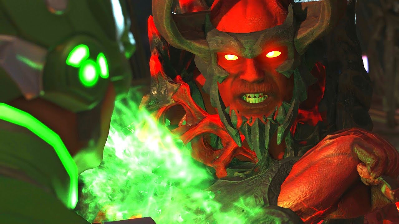 Injustice 2 - Атроцитус против Зелёного Фонаря - Все вступительные диалоги/Все цитаты из столкнов...