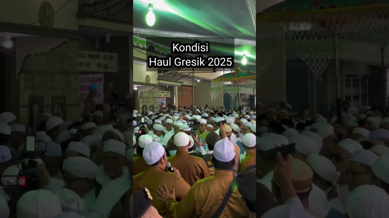 Haul Gresik 2025: Suasana Arak-Arakan Haul Habib Abu Bakar Assegaf