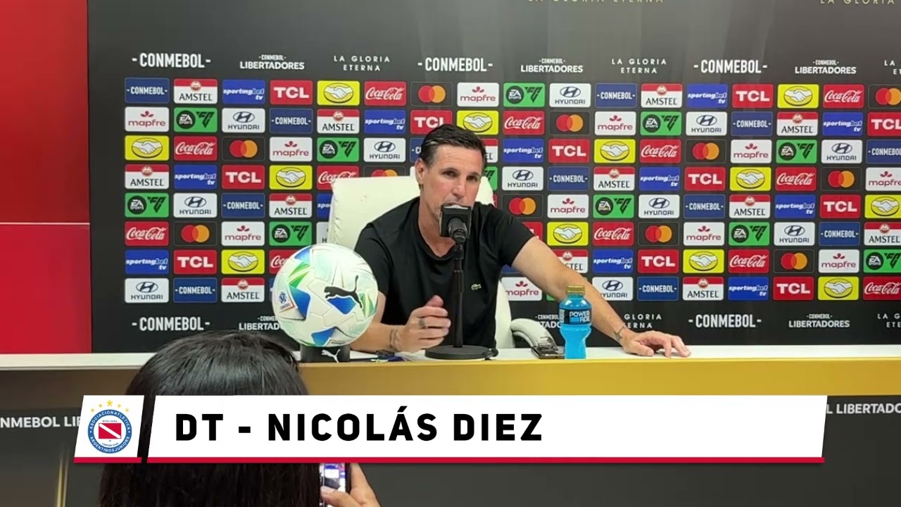 🎤 Conferencia de prensa de Nicolas Diez, tras eliminación de #AAAJ frente a #Barcelona #Libertadores