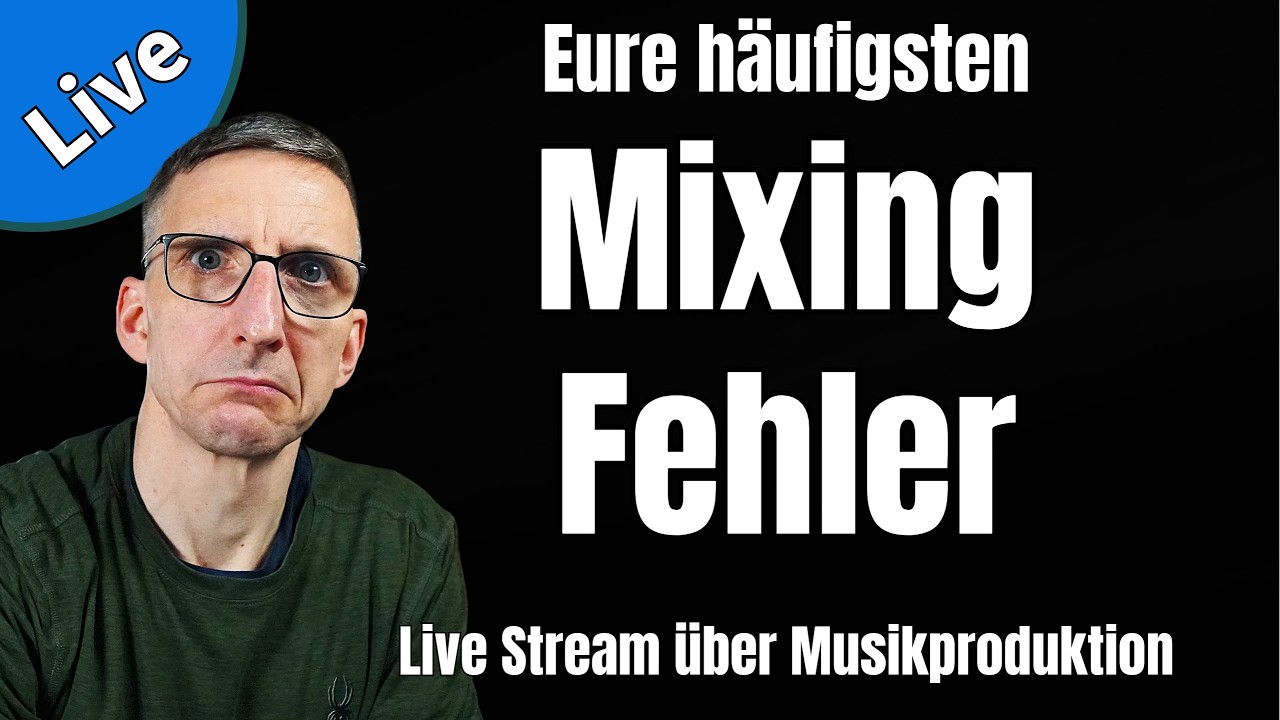Top Mixing Fehler | Q&A Musikproduktion (Live Stream)    #mixing #mastering #musikproduktion