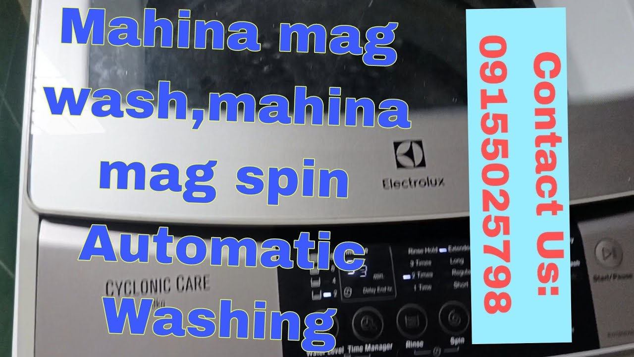 Mahina mag wash, mahina mag spin Automatic washing