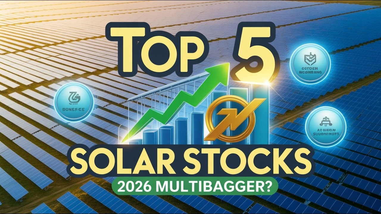 TOP 5 SOLAR STOCKS 🍀 Best Solar Stocks in India