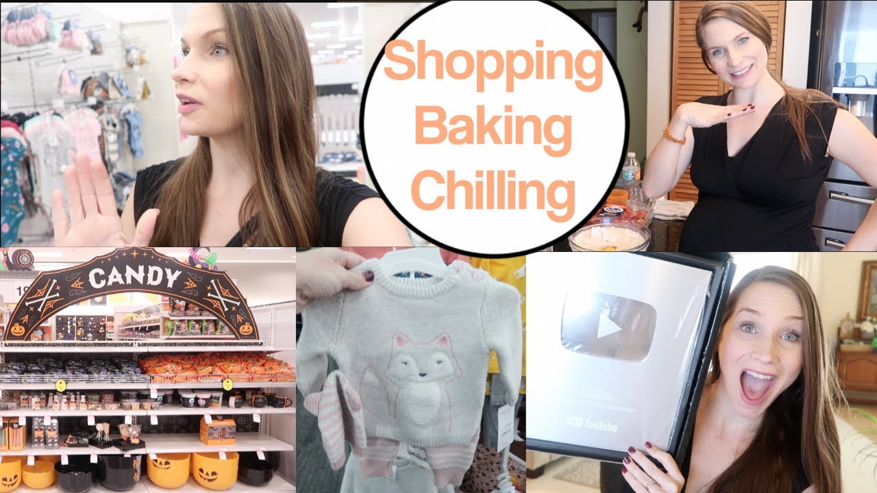 Shopping & Baking With Me! Target for Last-minute baby stuff!  Just Come Hang Out It'll be fun!