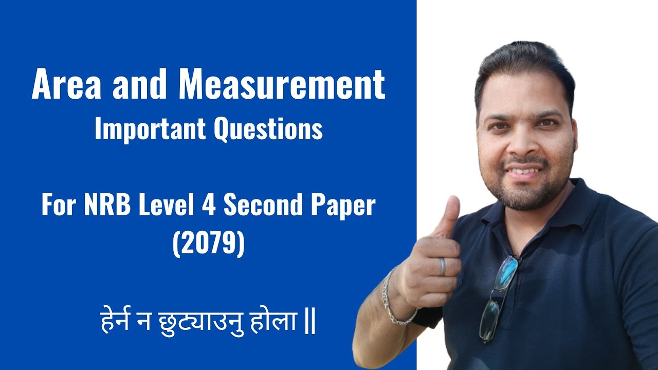 Area and Measurement for NRB Assistant 2nd (Level 4) Second paper