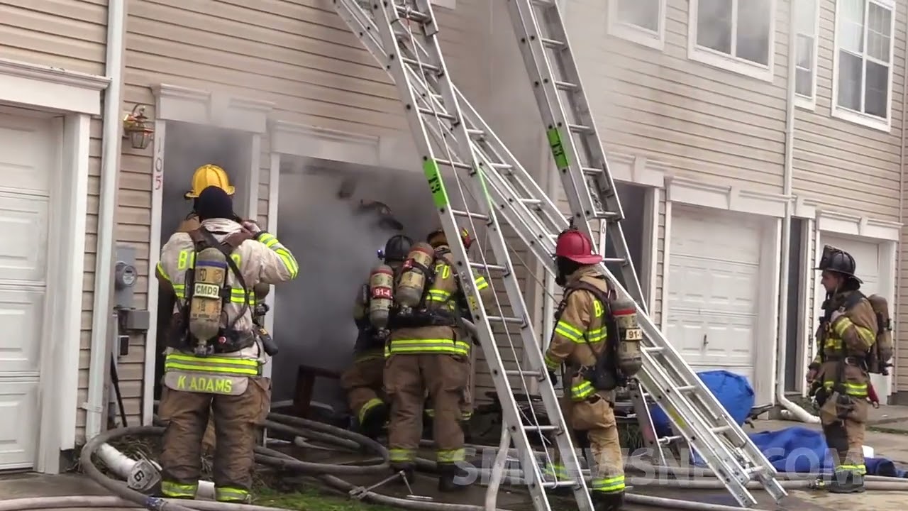 Firefighters Save Three Trapped in Lexington Park Townhouse Fire 4/9/2018