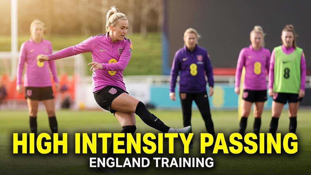 ⚽🔰High Intensity Passing Warm Up / England Training Today / 4 Variations