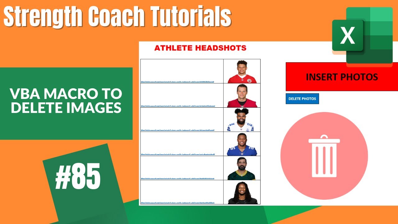 Delete Images with Excel VBA