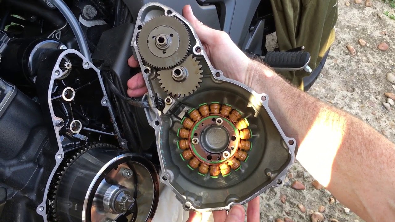 Kawasaki ER6n generator cover replacement