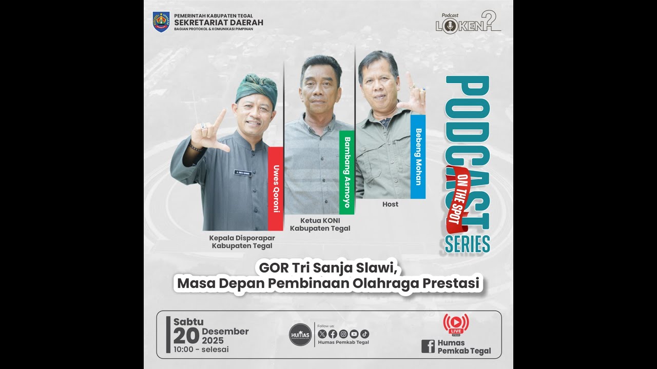 Podcast Series : Gor Tri Sanja Slawi, Masa Depan Pembinaan Olahraga Prestasi