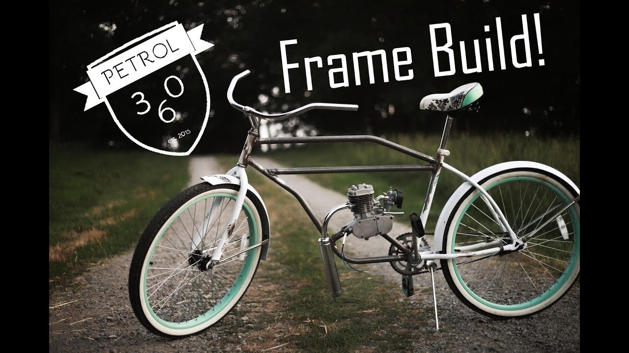Replica Board Track Racer, motorized bike, Frame Build, Part 3