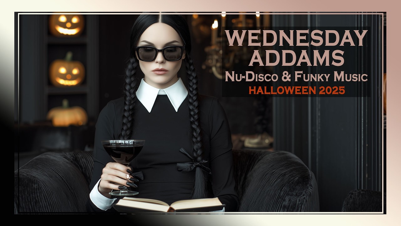 Wednesday Addams Playlist 2025 | Spooky & Funky Nu-Disco Halloween Mix🕸️
