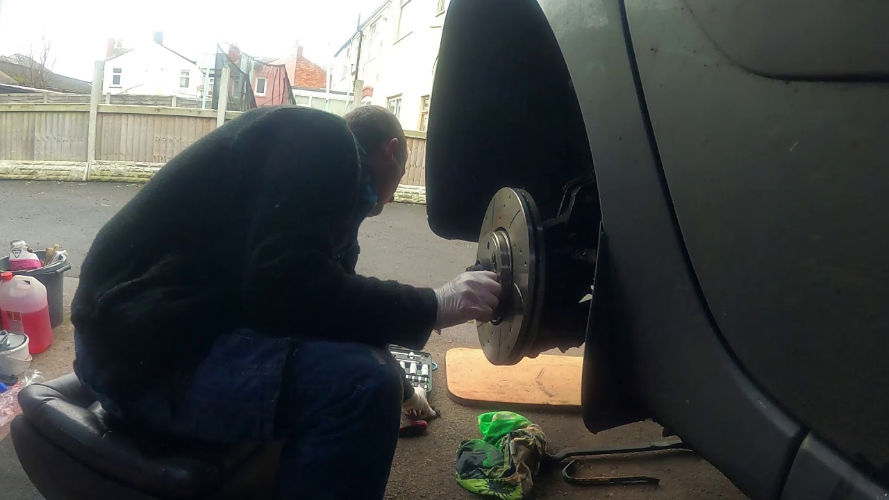 Renault espace drive shaft replacement also break discs