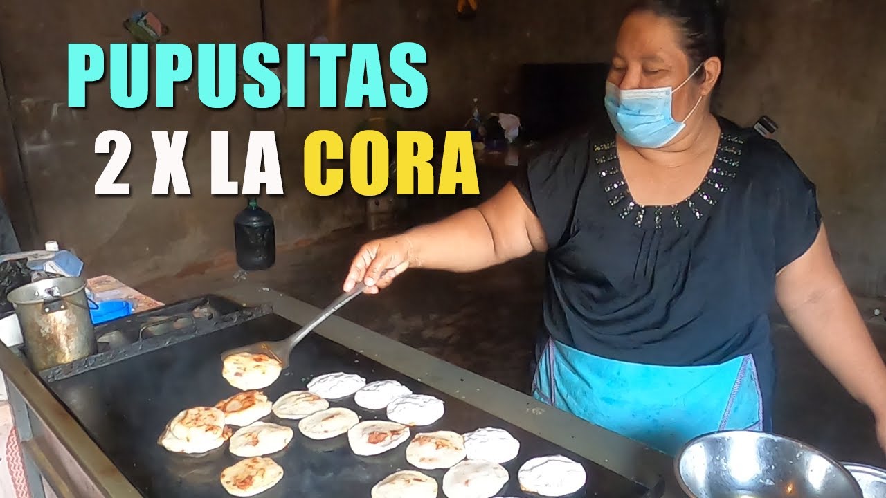 Las PUPUSAS MAS PEQUEÑAS de El Salvador