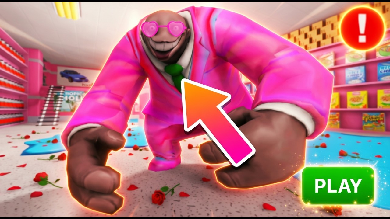 ¡ESCAPA DEL SUPERMERCADO MR YUMMY! San Valentín Obby Roblox No Death 4K 🔥