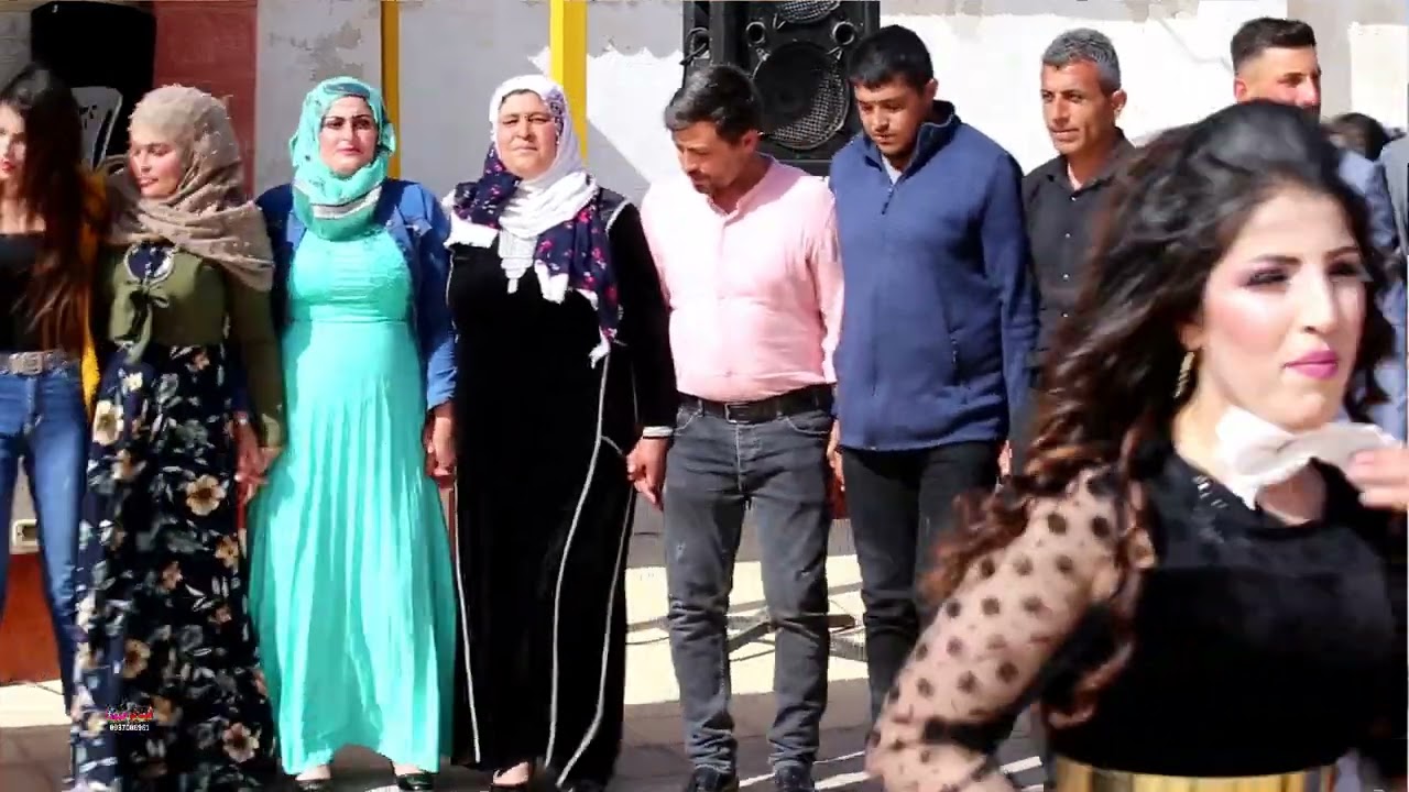 افراح كوباني قرية توزنج العريس مصطفى والعروس دلفين part1 اقيم هذا الحفل في صالة روناهي