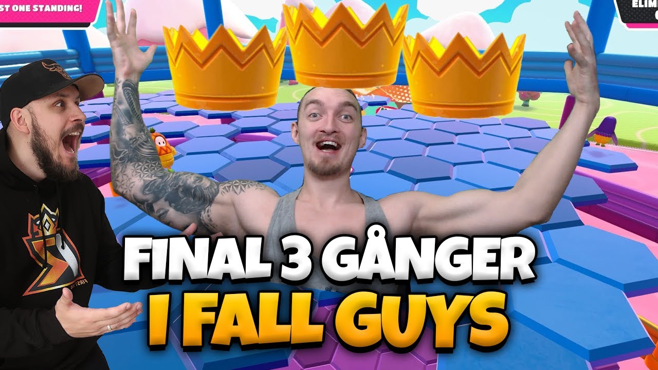 KEBBE KOMMER TILL FINAL TRE GÅNGER I FALL GUYS