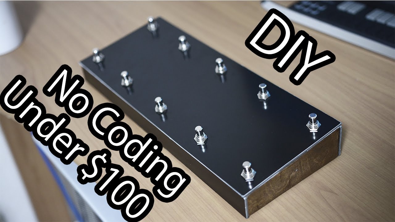 【DIY】MIDI foot controller for Guitar 【Easy】