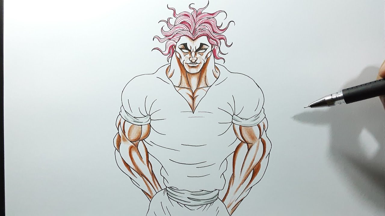 Vẽ Yujiro Hanma | how to draw Yujiro