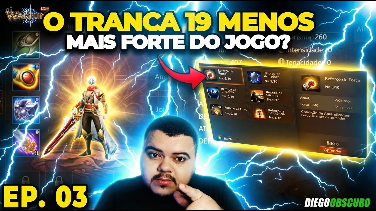 O TRANCA NÍVEL 19 MENOS MAIS FORTE DO WARTUNE ULTRA?