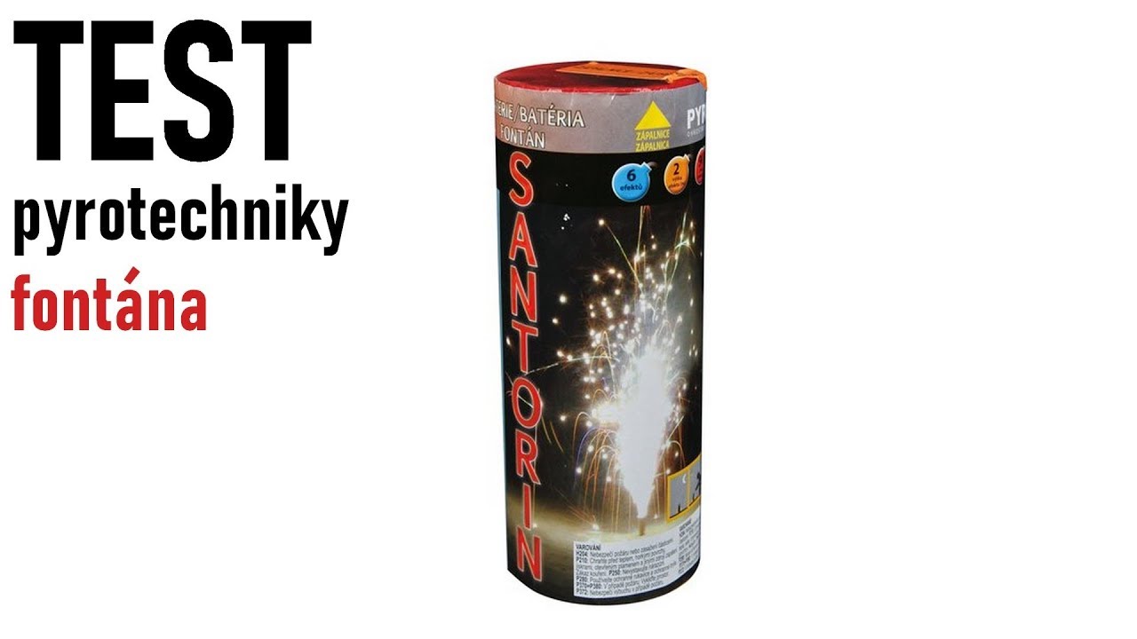 fontána santorin  -  6 efektů, 90 sekund (pyroco)